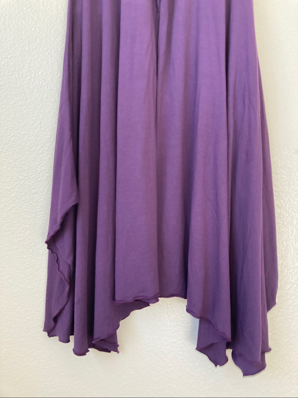 Om Gaia Tree Flow Pants foldover Flare Hem Festival Dance Flowy Wide leg sz M - Picture 8 of 15